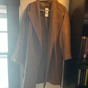 Chic Brown Trench Coat for Women